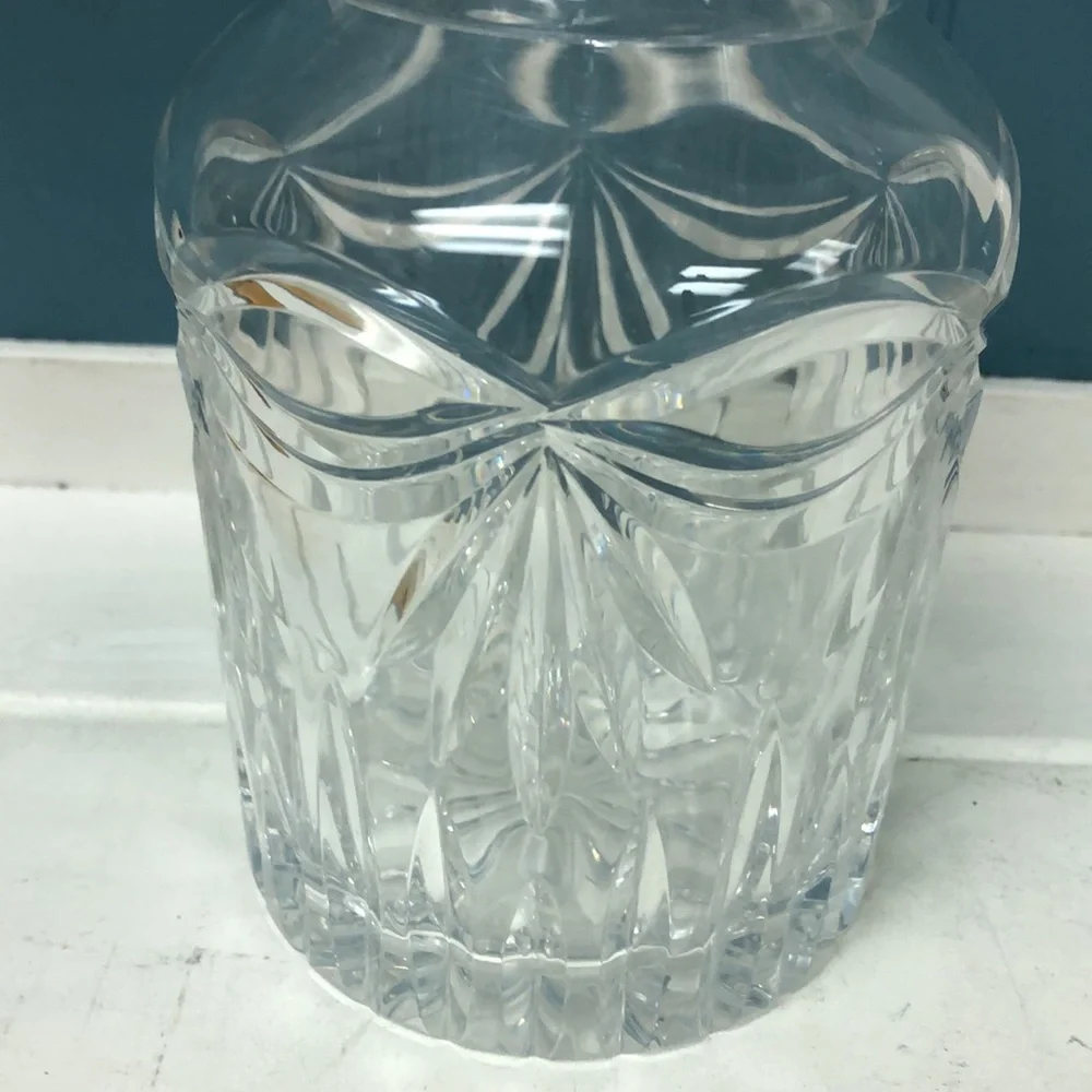 Noble Excellence Crystal bedside Carafe Cup +‎ Pitcher wine and whiskey Decanter
